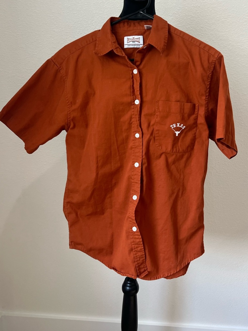 University of Texas Burnt Orange Short-Sleeve Button-Down Shirt